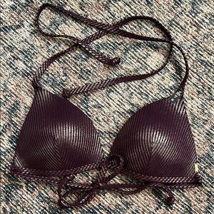 PINK Victoria's Secret Purple Bikini Top